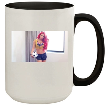Eva Marie 15oz Colored Inner & Handle Mug