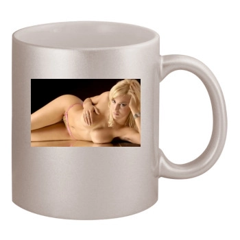 Evangelina Anderson 11oz Metallic Silver Mug