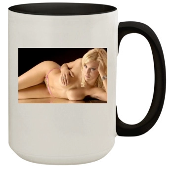 Evangelina Anderson 15oz Colored Inner & Handle Mug