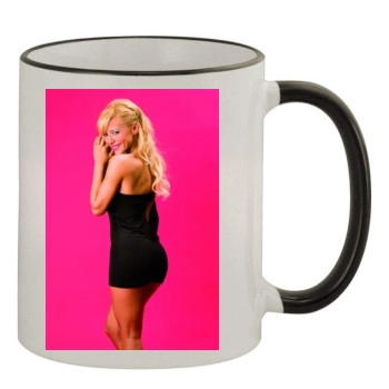 Evangelina Anderson 11oz Colored Rim & Handle Mug