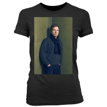 Ewan McGregor Women's Junior Cut Crewneck T-Shirt