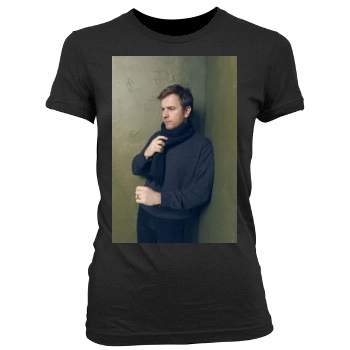 Ewan McGregor Women's Junior Cut Crewneck T-Shirt