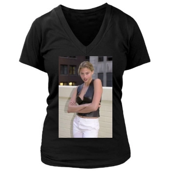 Estella Warren Women's Deep V-Neck TShirt