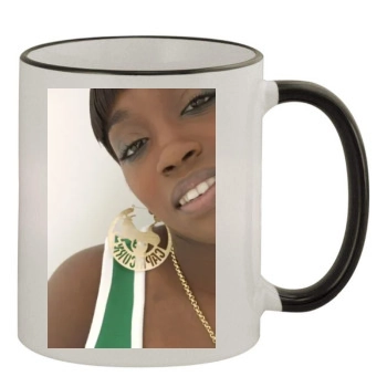 Estelle 11oz Colored Rim & Handle Mug