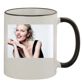 Eva Herzigova 11oz Colored Rim & Handle Mug