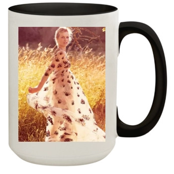 Eva Herzigova 15oz Colored Inner & Handle Mug