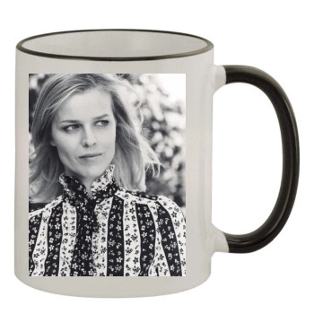 Eva Herzigova 11oz Colored Rim & Handle Mug