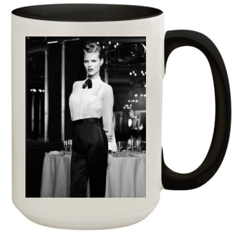 Eva Herzigova 15oz Colored Inner & Handle Mug