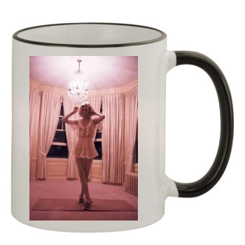 Eva Herzigova 11oz Colored Rim & Handle Mug