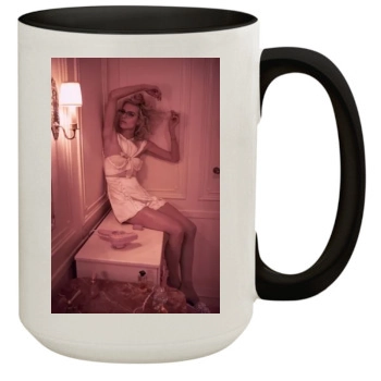 Eva Herzigova 15oz Colored Inner & Handle Mug