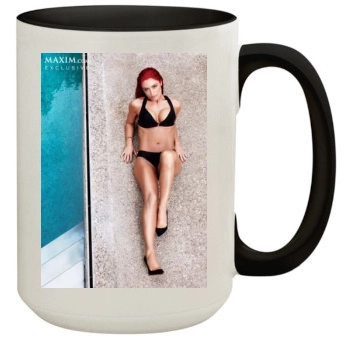 Eva Marie 15oz Colored Inner & Handle Mug