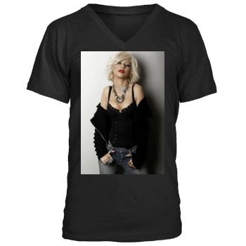 Christina Aguilera Men's V-Neck T-Shirt