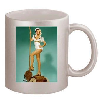 Christina Aguilera 11oz Metallic Silver Mug