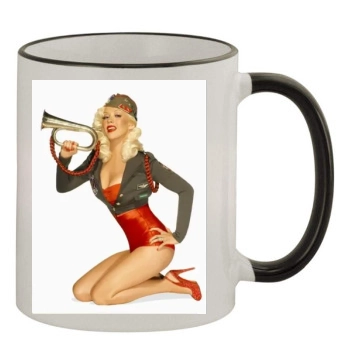 Christina Aguilera 11oz Colored Rim & Handle Mug