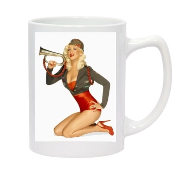 Christina Aguilera 14oz White Statesman Mug