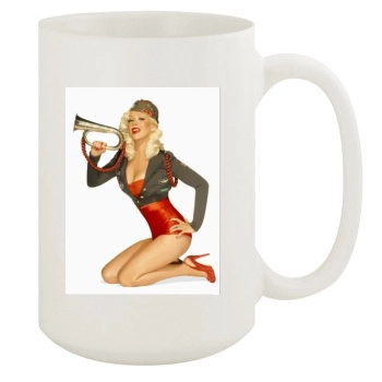 Christina Aguilera 15oz White Mug