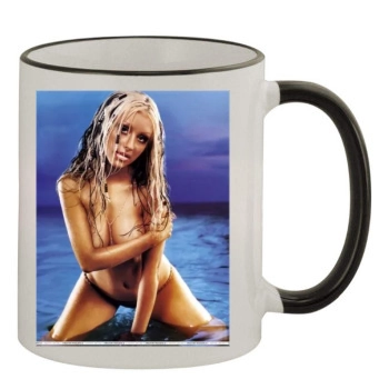 Christina Aguilera 11oz Colored Rim & Handle Mug