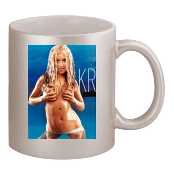 Christina Aguilera 11oz Metallic Silver Mug