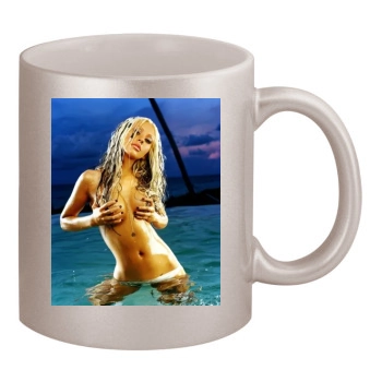 Christina Aguilera 11oz Metallic Silver Mug