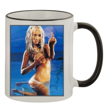 Christina Aguilera 11oz Colored Rim & Handle Mug