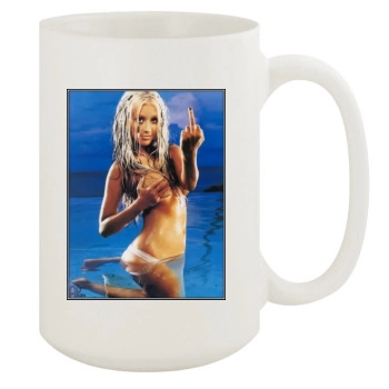 Christina Aguilera 15oz White Mug