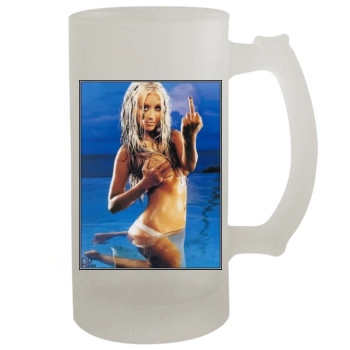 Christina Aguilera 16oz Frosted Beer Stein