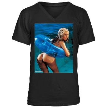 Christina Aguilera Men's V-Neck T-Shirt