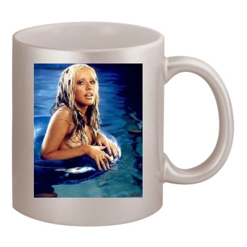 Christina Aguilera 11oz Metallic Silver Mug