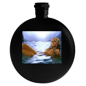 Christina Aguilera Round Flask