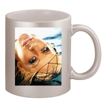 Christina Aguilera 11oz Metallic Silver Mug