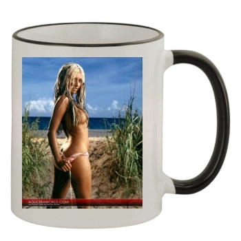 Christina Aguilera 11oz Colored Rim & Handle Mug