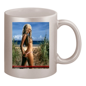 Christina Aguilera 11oz Metallic Silver Mug