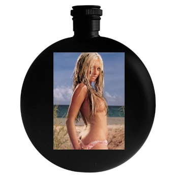 Christina Aguilera Round Flask