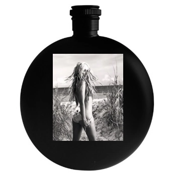 Christina Aguilera Round Flask