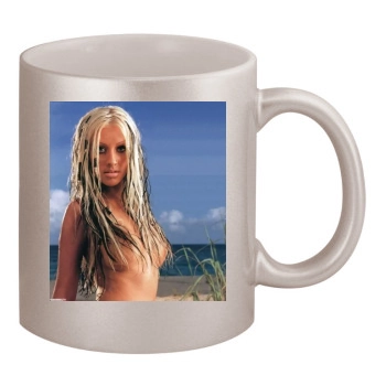 Christina Aguilera 11oz Metallic Silver Mug