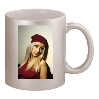 Christina Aguilera 11oz Metallic Silver Mug