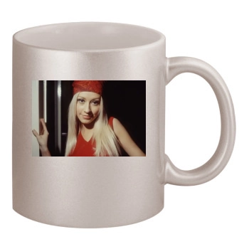 Christina Aguilera 11oz Metallic Silver Mug