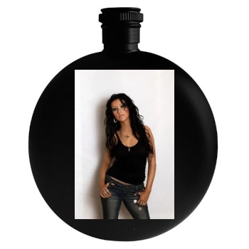 Christina Aguilera Round Flask