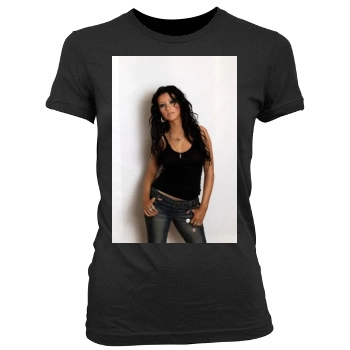 Christina Aguilera Women's Junior Cut Crewneck T-Shirt