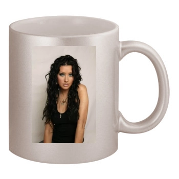 Christina Aguilera 11oz Metallic Silver Mug