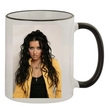 Christina Aguilera 11oz Colored Rim & Handle Mug