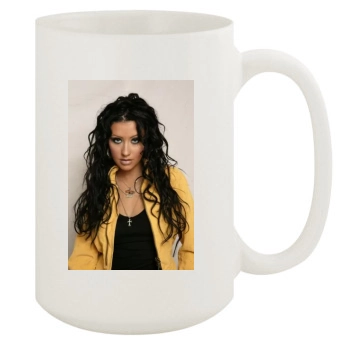 Christina Aguilera 15oz White Mug