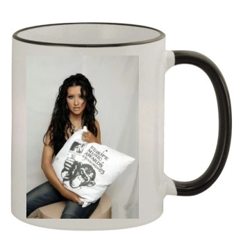 Christina Aguilera 11oz Colored Rim & Handle Mug