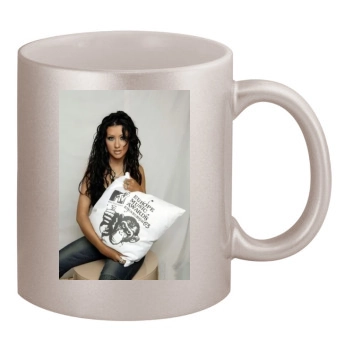 Christina Aguilera 11oz Metallic Silver Mug