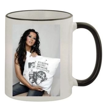 Christina Aguilera 11oz Colored Rim & Handle Mug