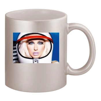 Christina Aguilera 11oz Metallic Silver Mug