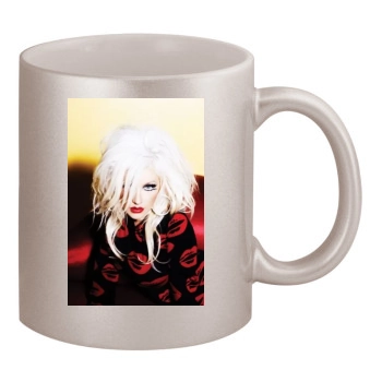 Christina Aguilera 11oz Metallic Silver Mug