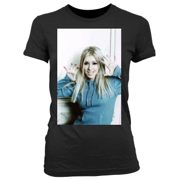 Christina Aguilera Women's Junior Cut Crewneck T-Shirt