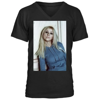 Christina Aguilera Men's V-Neck T-Shirt