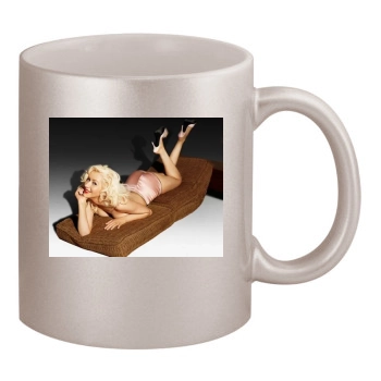 Christina Aguilera 11oz Metallic Silver Mug